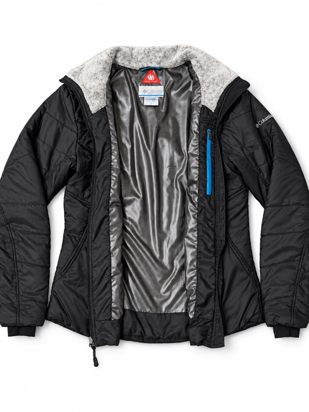 Columbia Omni-Heat Interchange black insulated jacket, size Medium.
